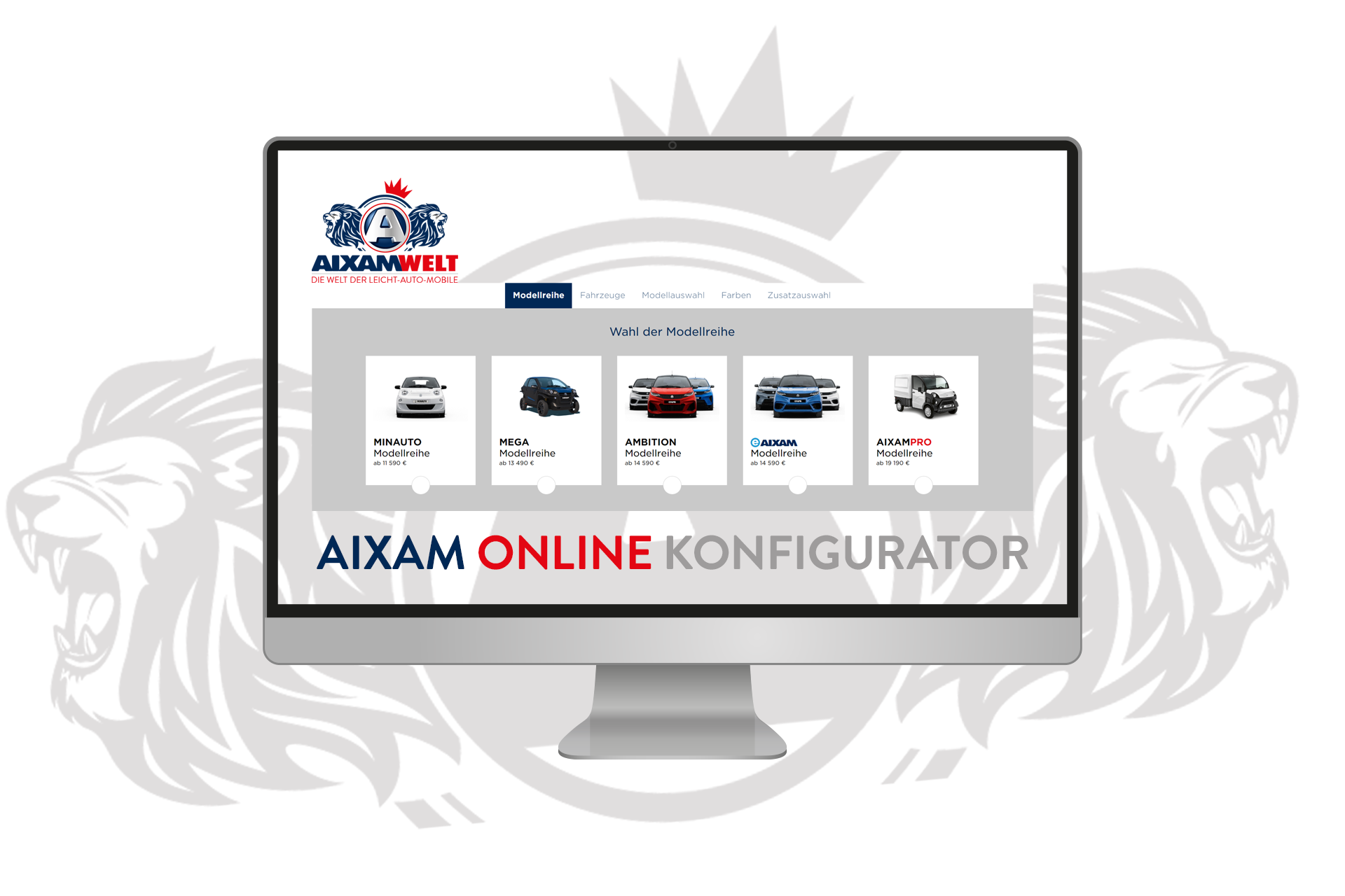 AIXAM ONLINE KONFIGURATOR LEICHTMOBILE