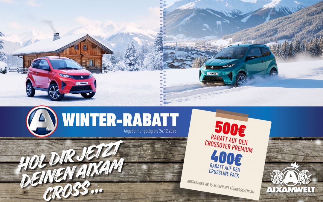Aixam Winter-Rabatt Aktion