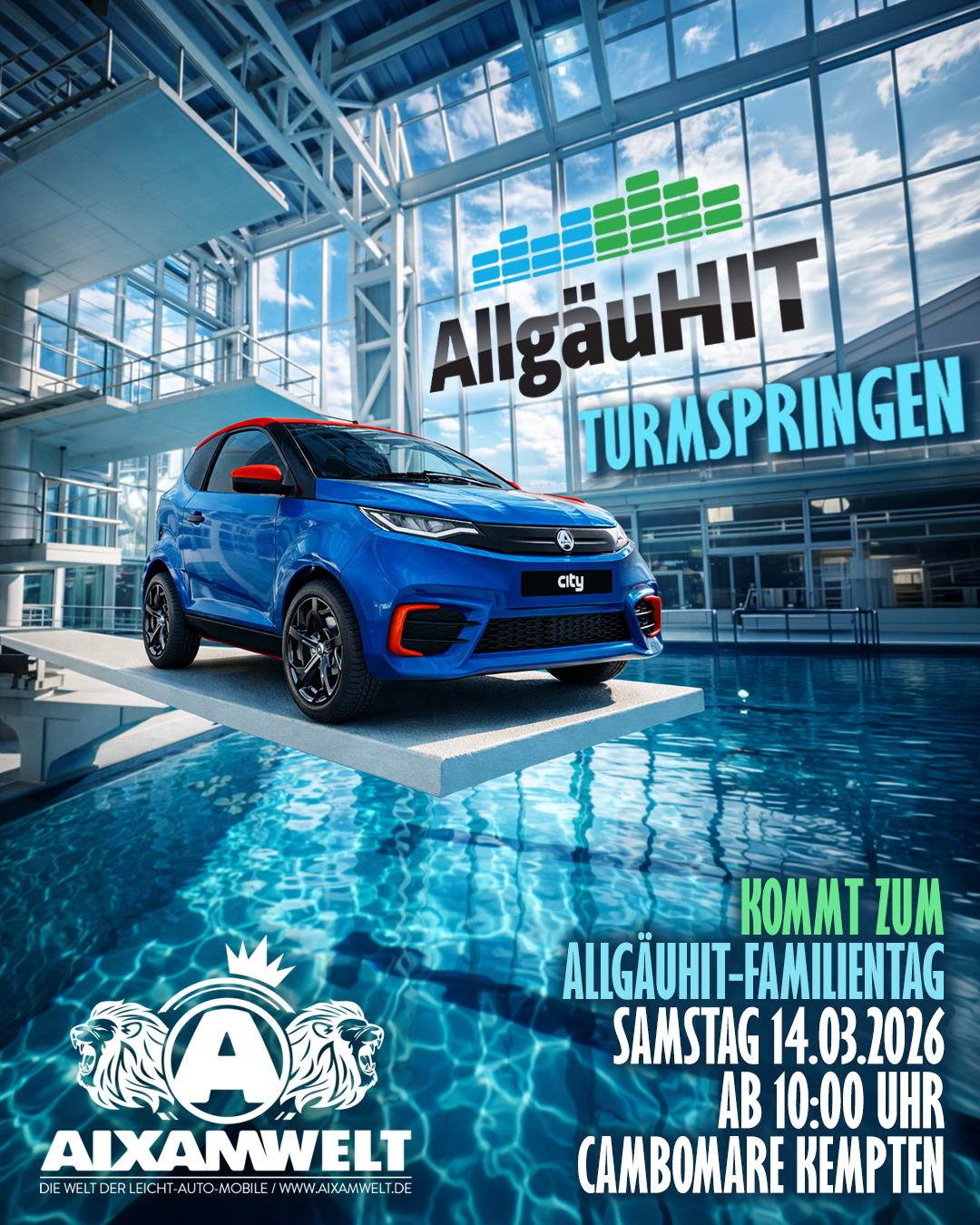 Allgäuhit Turmsprinen Cambomare Kemten Allgäu powered by Aixamwelt